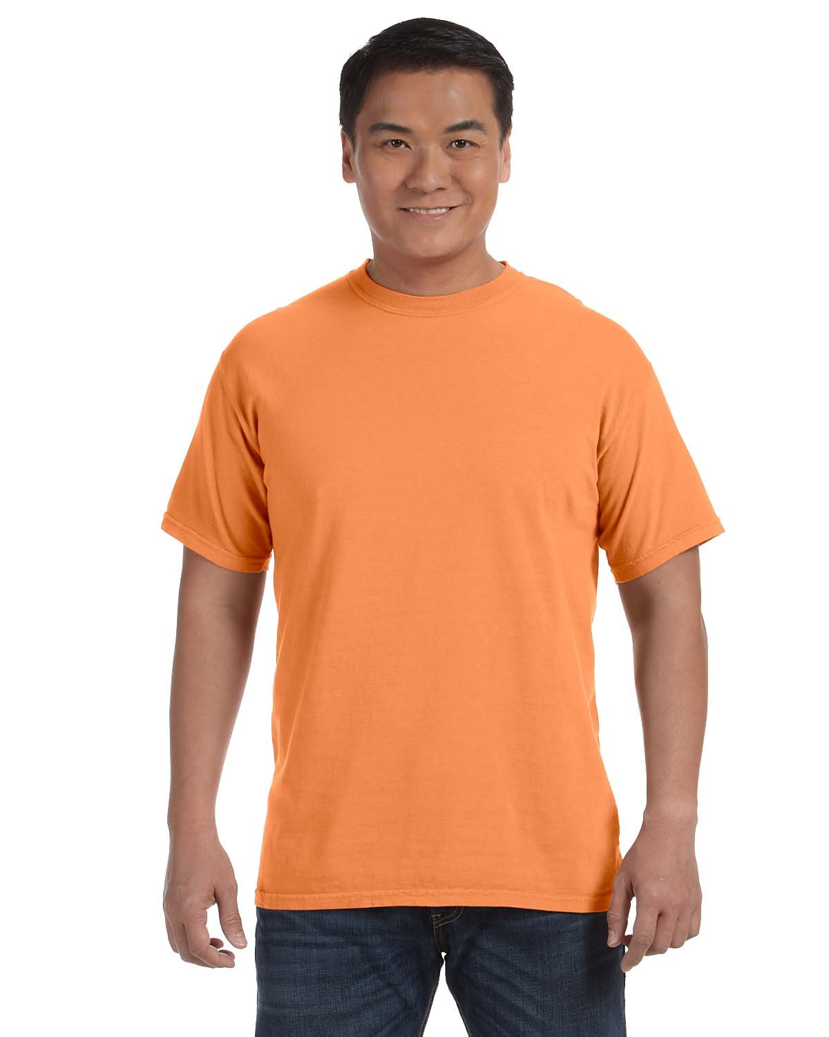 Bulk Order Garment Dyed Heavyweight Long Sleeve T Shirt by Comfort